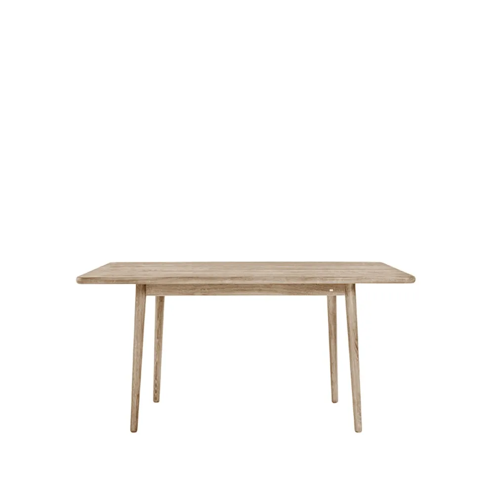 Mesa Miss Holly 235x82 cm , Verniz mate claro de carvalho  Stolab