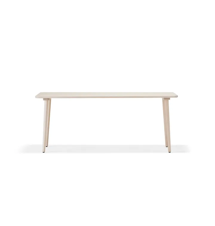 Miss Tailor mesa de jantar - Verniz mate claro de bétula, 180x90 cm - Stolab