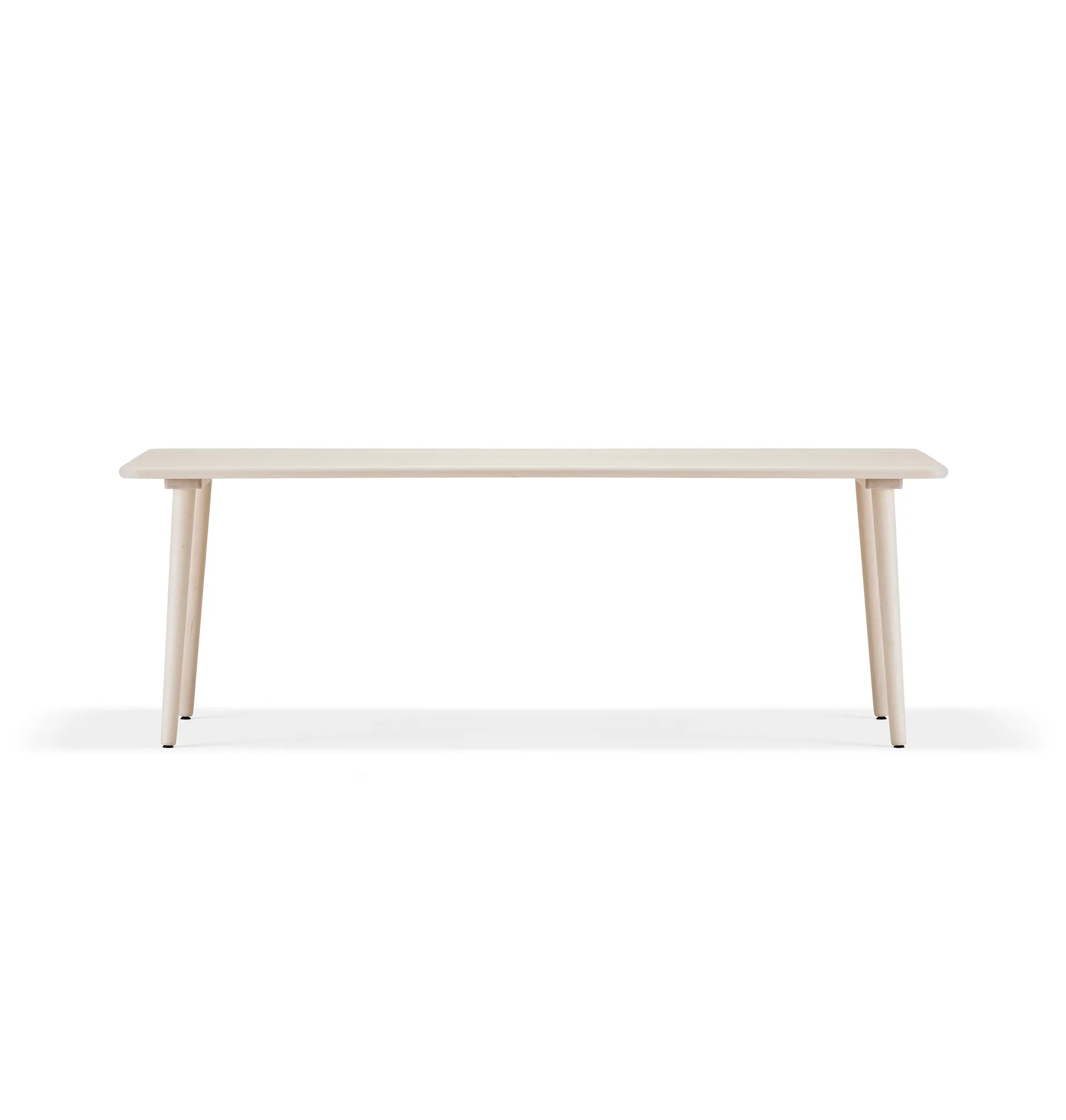 Miss Tailor mesa de jantar, Verniz mate claro de bétula, 210x90x74  Stolab