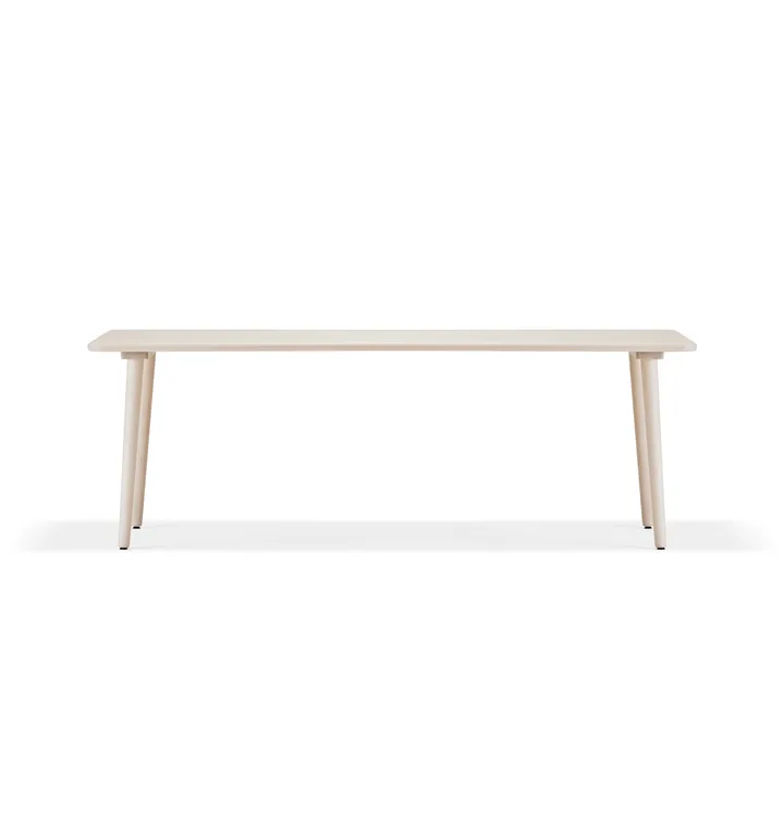 Miss Tailor mesa de jantar - Verniz mate claro de bétula, 210x90x74  - Stolab