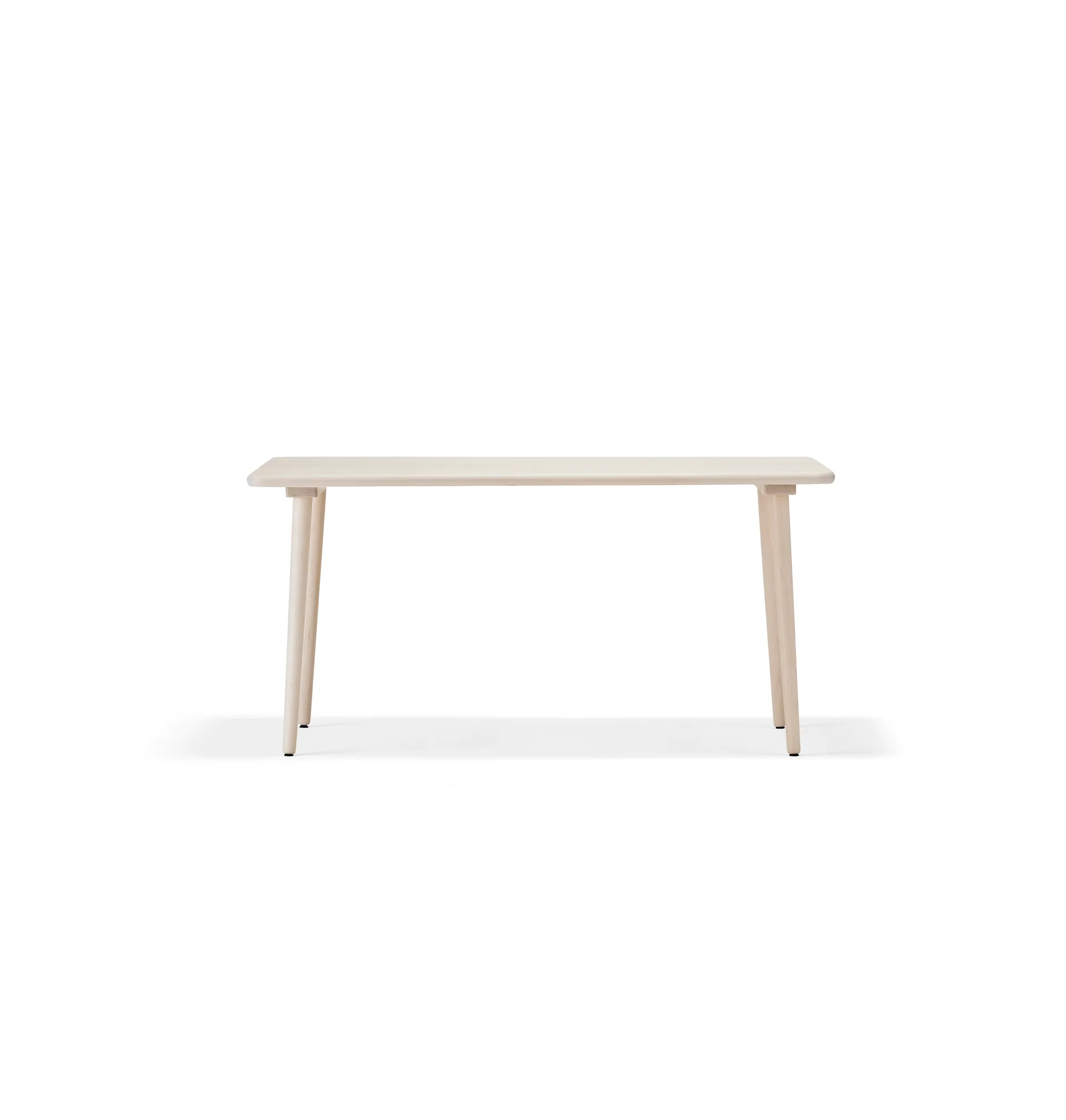 Miss Tailor mesa de jantar, Verniz mate claro de bétula,130x90 cm  Stolab