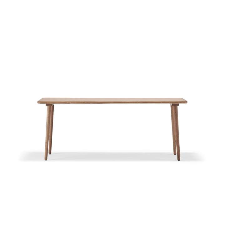 Miss Tailor mesa de jantar - verniz natural de carvalho, 185x82 cm - Stolab