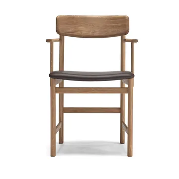 Pal cadeira com braços - Carvalho natural óleo-Elmosoft 93129 - Stolab