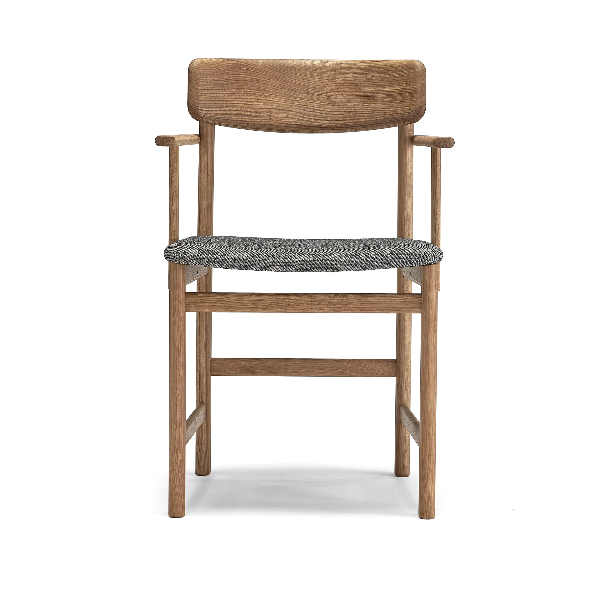 Pal cadeira com braços, Carvalho natural óleo-Tornado V3576 Stolab