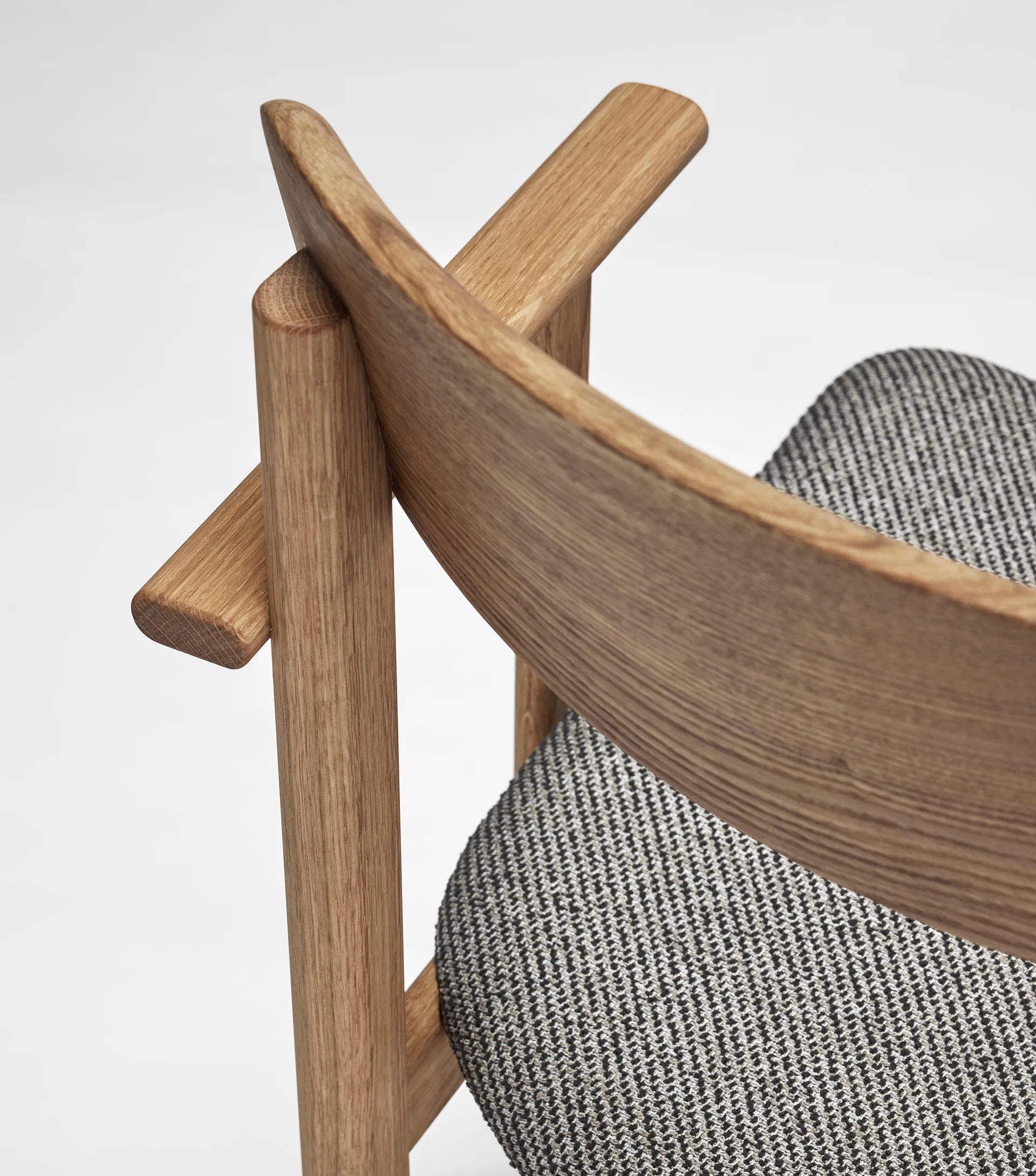 Pal cadeira com braços, Carvalho natural óleo-Tornado V3576 Stolab