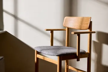 Pal cadeira com braços - Carvalho natural óleo-Tornado V3576 - Stolab