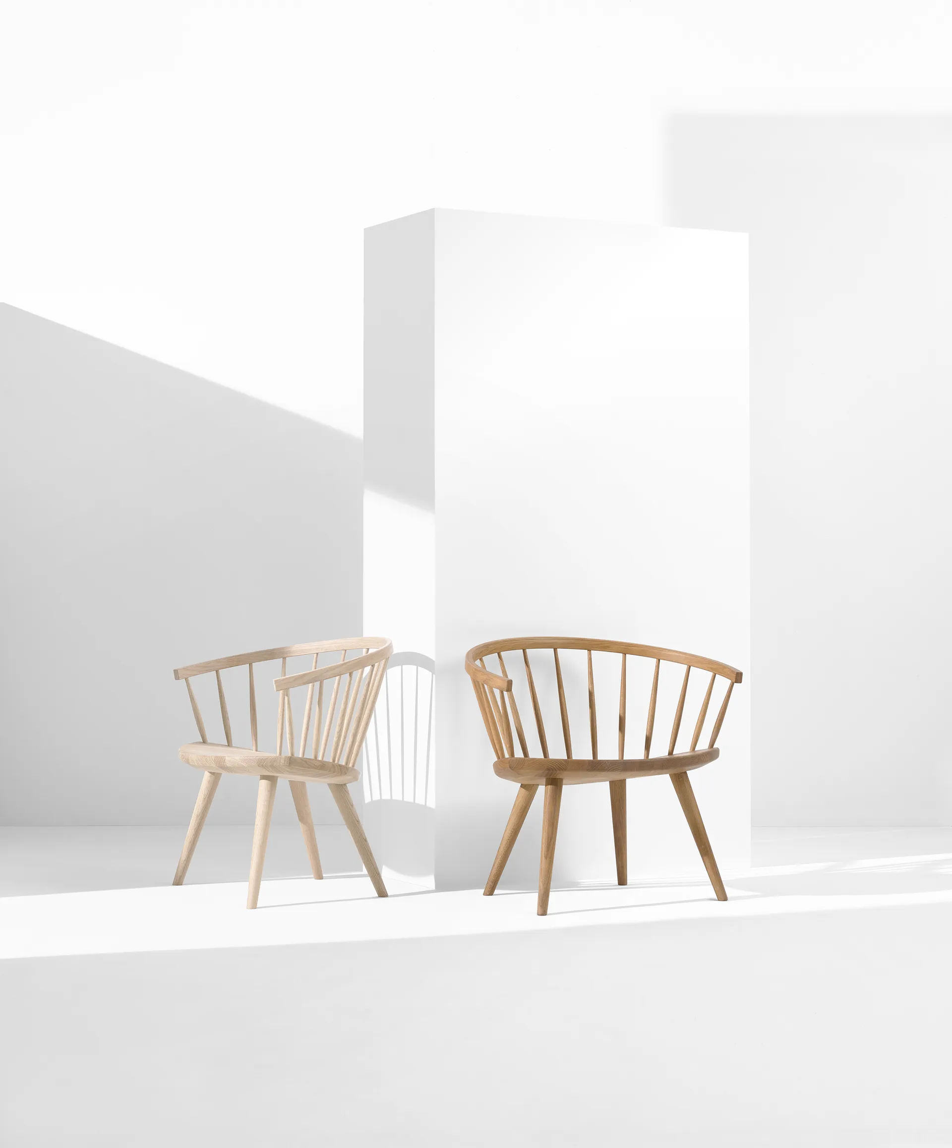 Poltrona Arka em carvalho, Natural oil Stolab