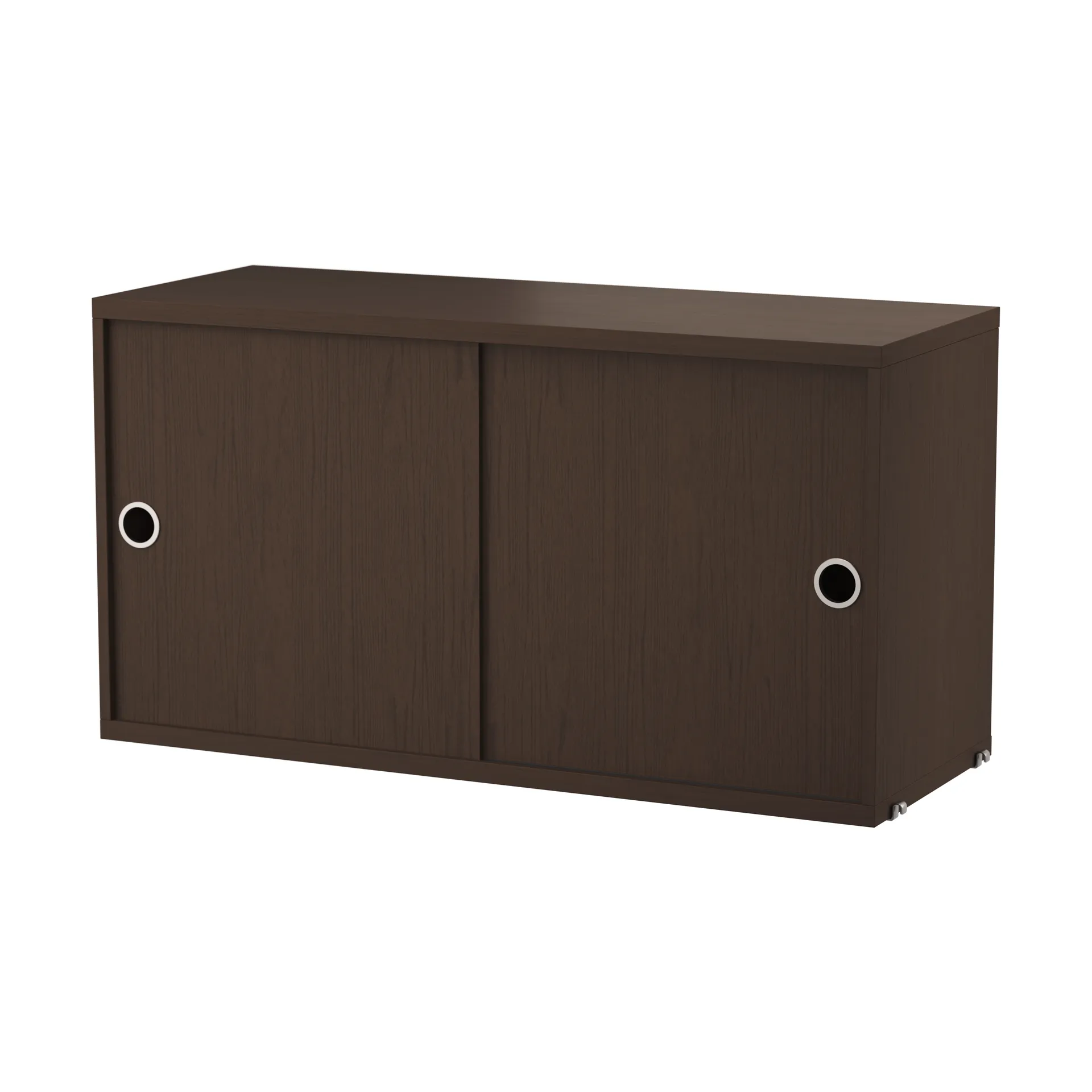 Armário com portas de correr String, Carvalho escuro, 78x30 cm String