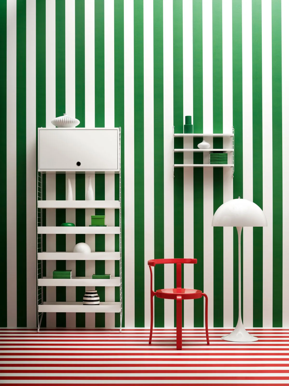 Armário superior String, Branco, 58x30 cm String