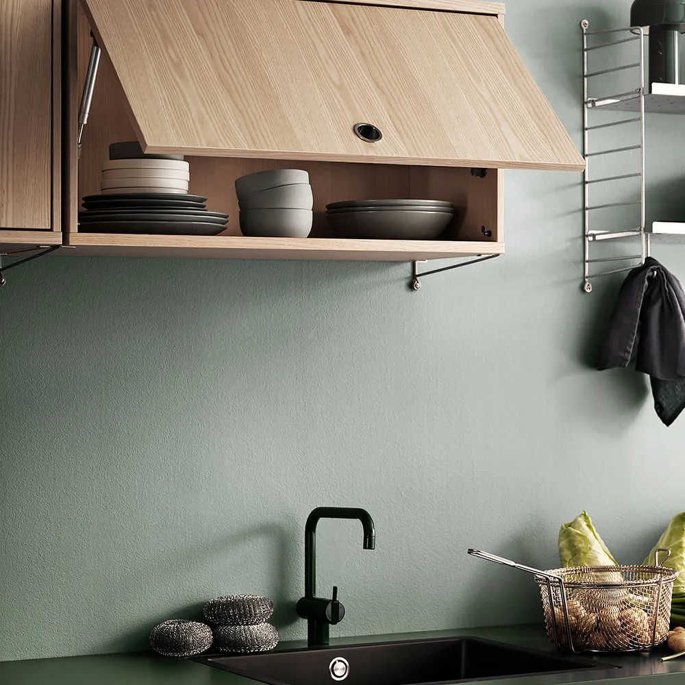 Armário superior String, Cinzento, 78x30 cm String