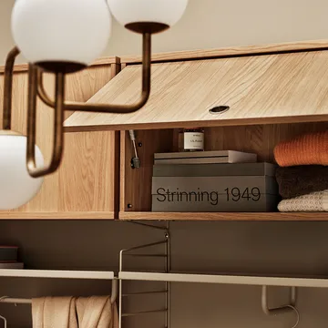 Armário superior String - Nogueira, 78x30 cm - String