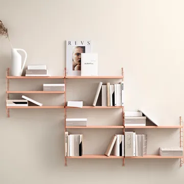 Estante de prateleiras blush String Pocket - Blush (rosa) - String