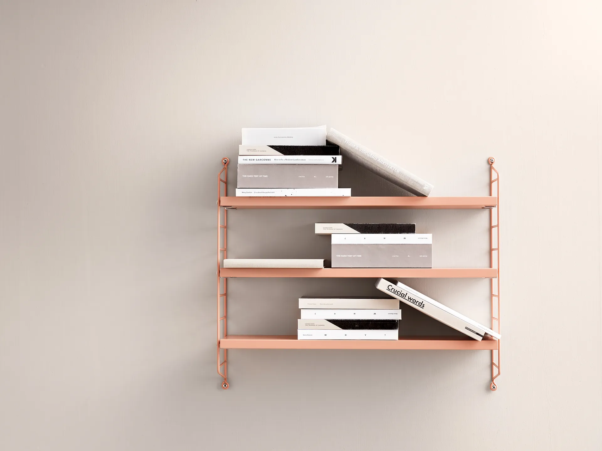 Estante de prateleiras blush String Pocket, Blush (rosa) String