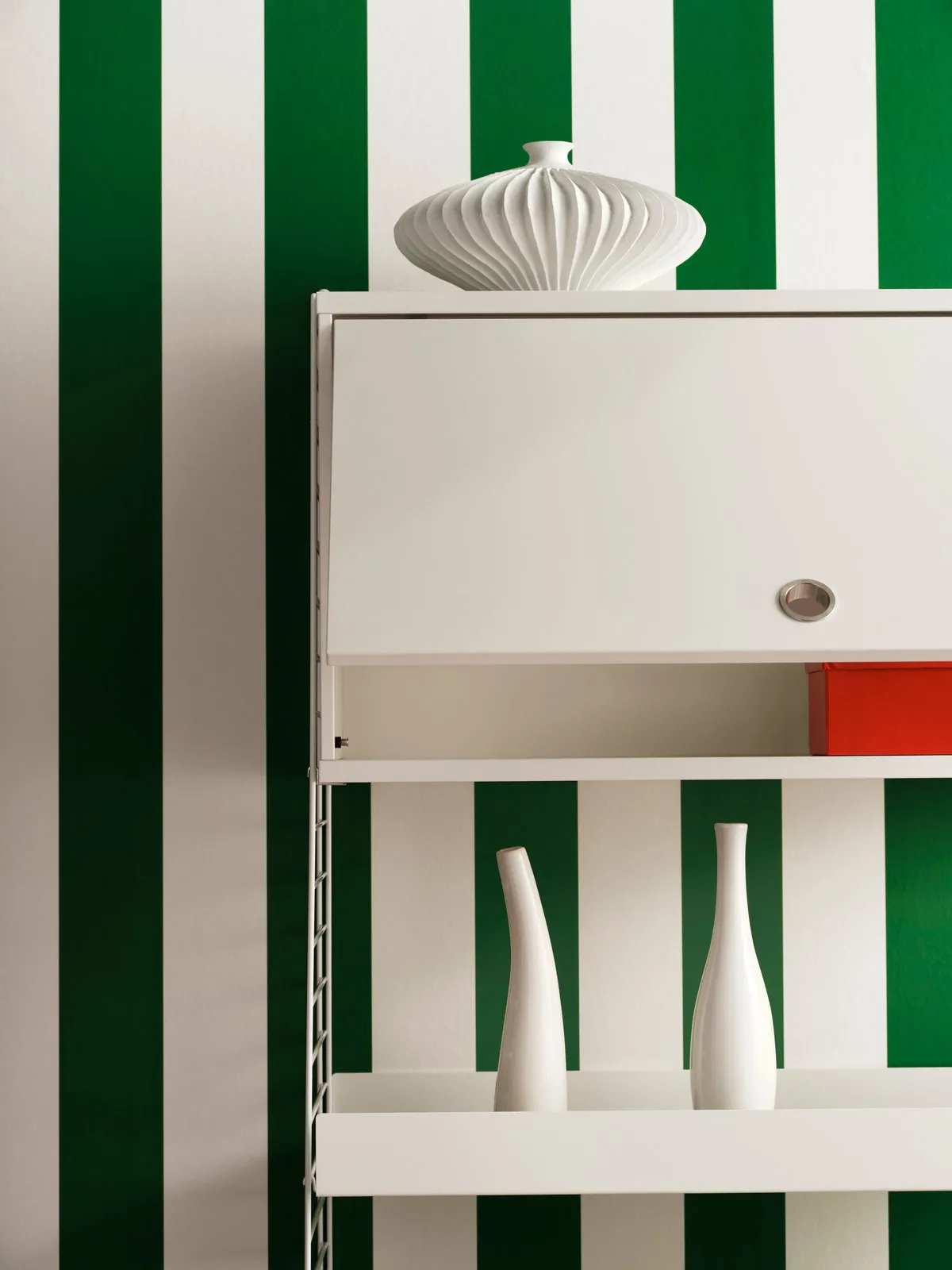 Gabinete String 58 cm, Branco, 58x30 cm String