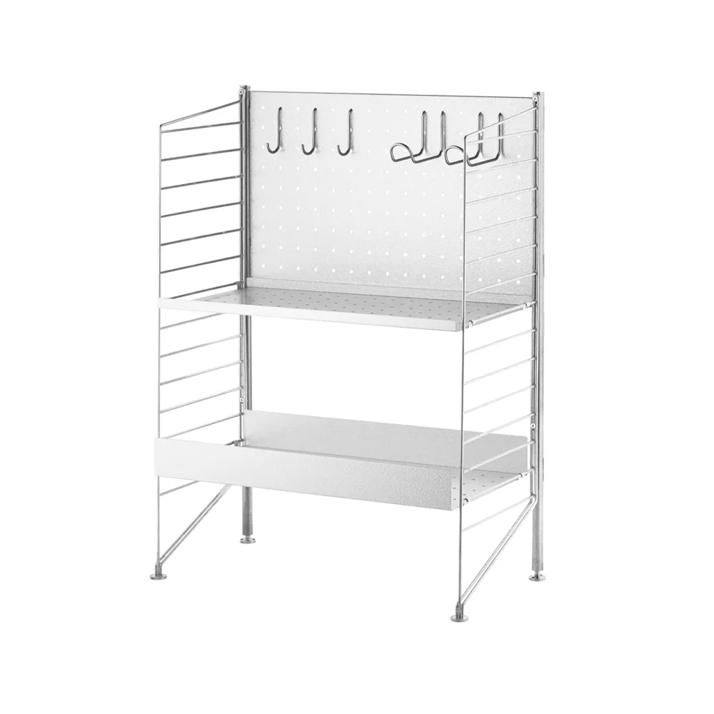 Gancho independente String Exterior, aço inoxidável, duplo, 2 unidades String