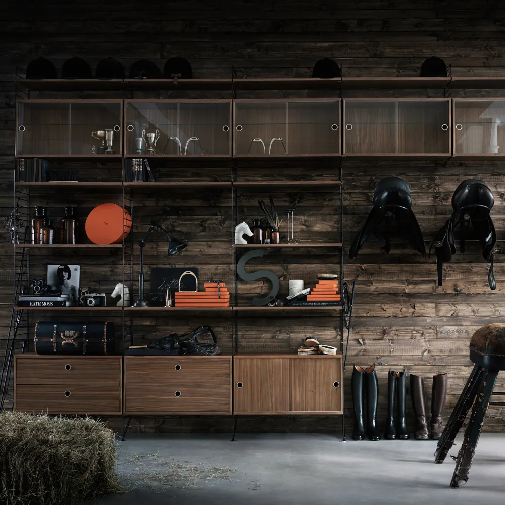 Gavetas String, branco, 78x30 cm  String