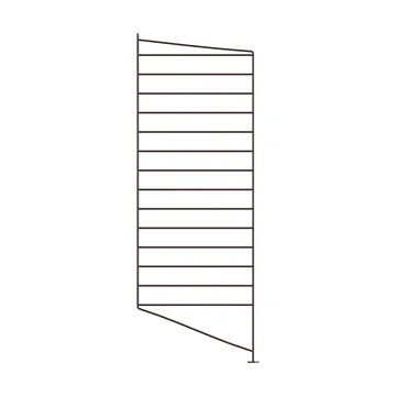 Painel de chão String - Castanho-escuro, 85x30 cm, pack de 1 - String