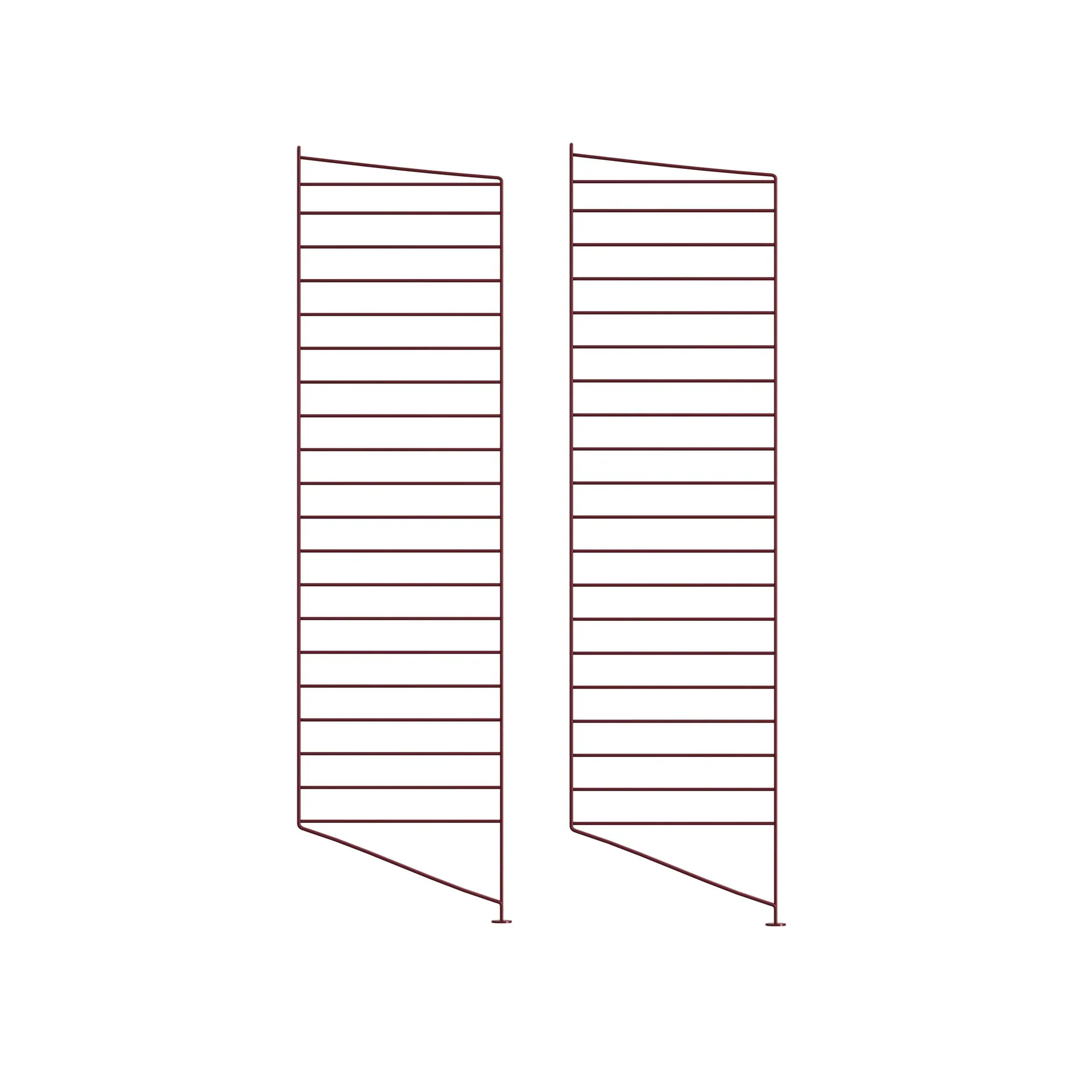 Painel de chão String, Vermelho-escuro, 115x30 cm, pack de 2 String