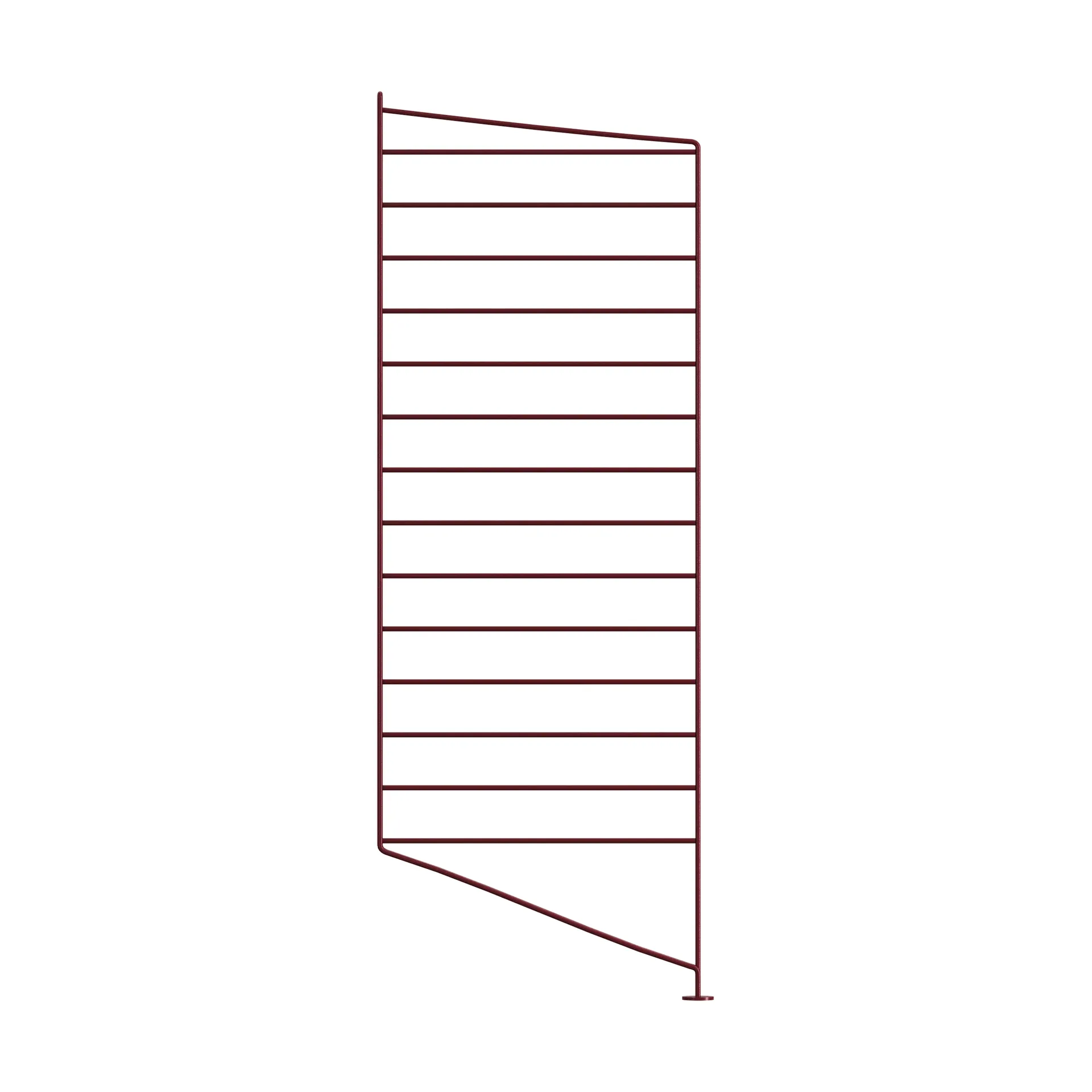 Painel de chão String, Vermelho-escuro, 85x30 cm, conjunto de 1 peça String
