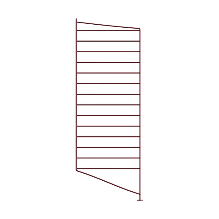 Painel de chão String - Vermelho-escuro, 85x30 cm, conjunto de 1 peça - String