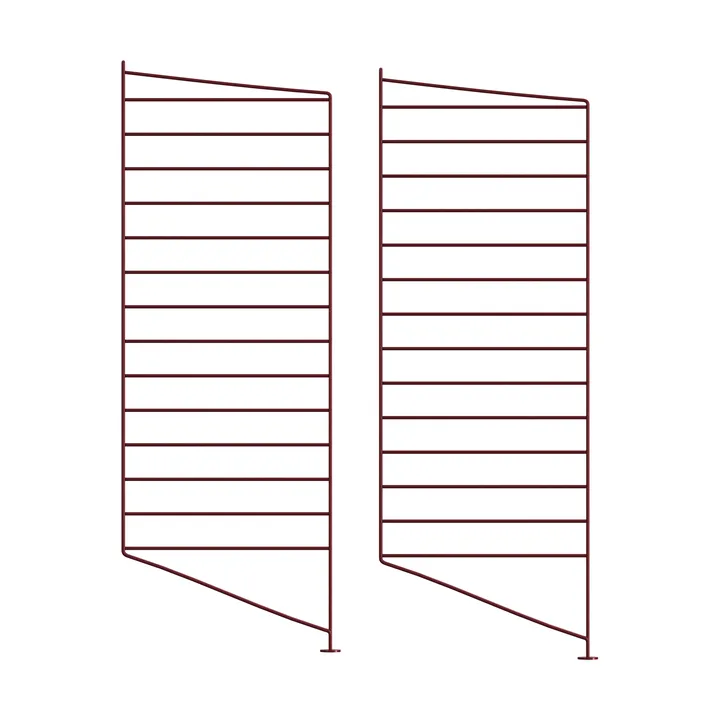 Painel de chão String - Vermelho-escuro, 85x30 cm, pack de 2 - String