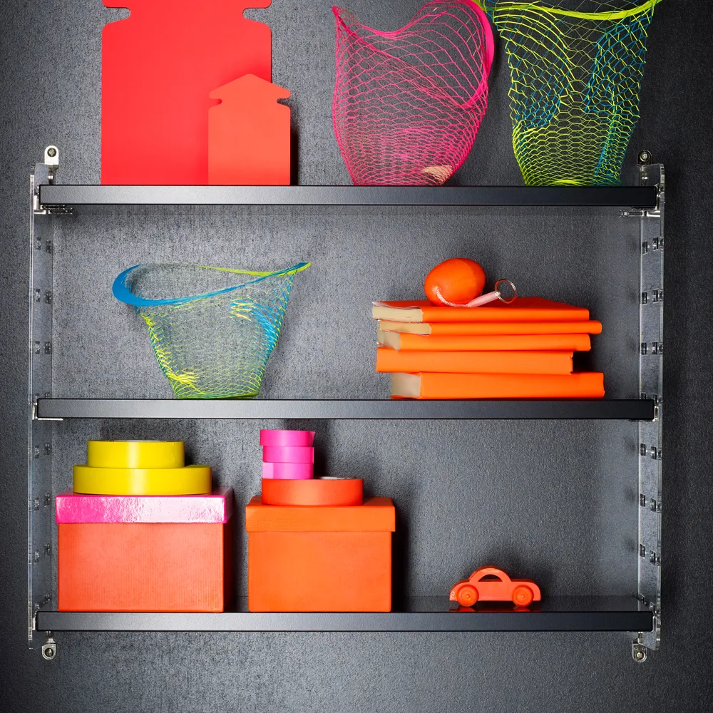 Painel de parede acrílico String, transparente, 50x20 cm, 1 unidade String