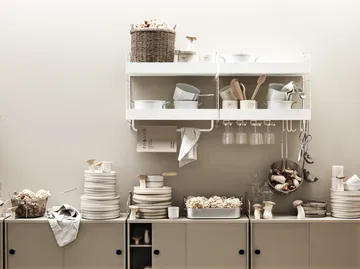 Painel de parede String - Branco, 50x30 cm, conjunto de 1 - String