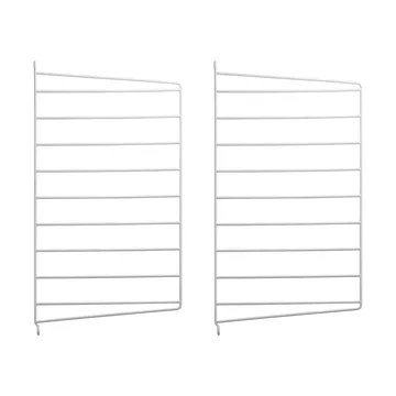 Painel de parede String - Branco, 50x30 cm, conjunto de 2 - String