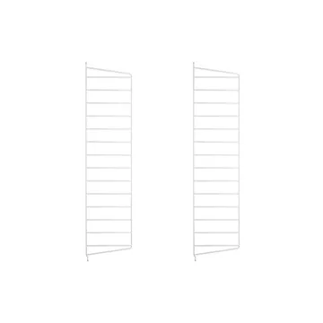 Painel de parede String - Branco, 75x20 cm, conjunto de 2 - String