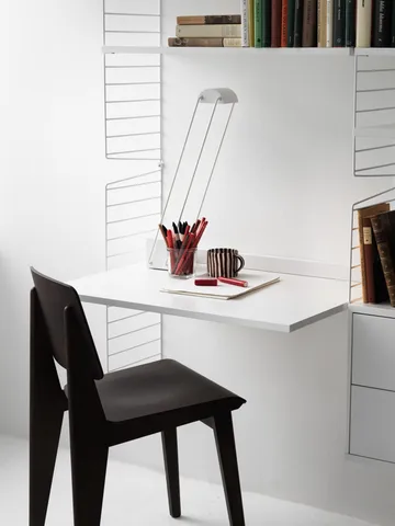 Painel de parede String - Branco, 75x30 cm, conjunto de 1 - String