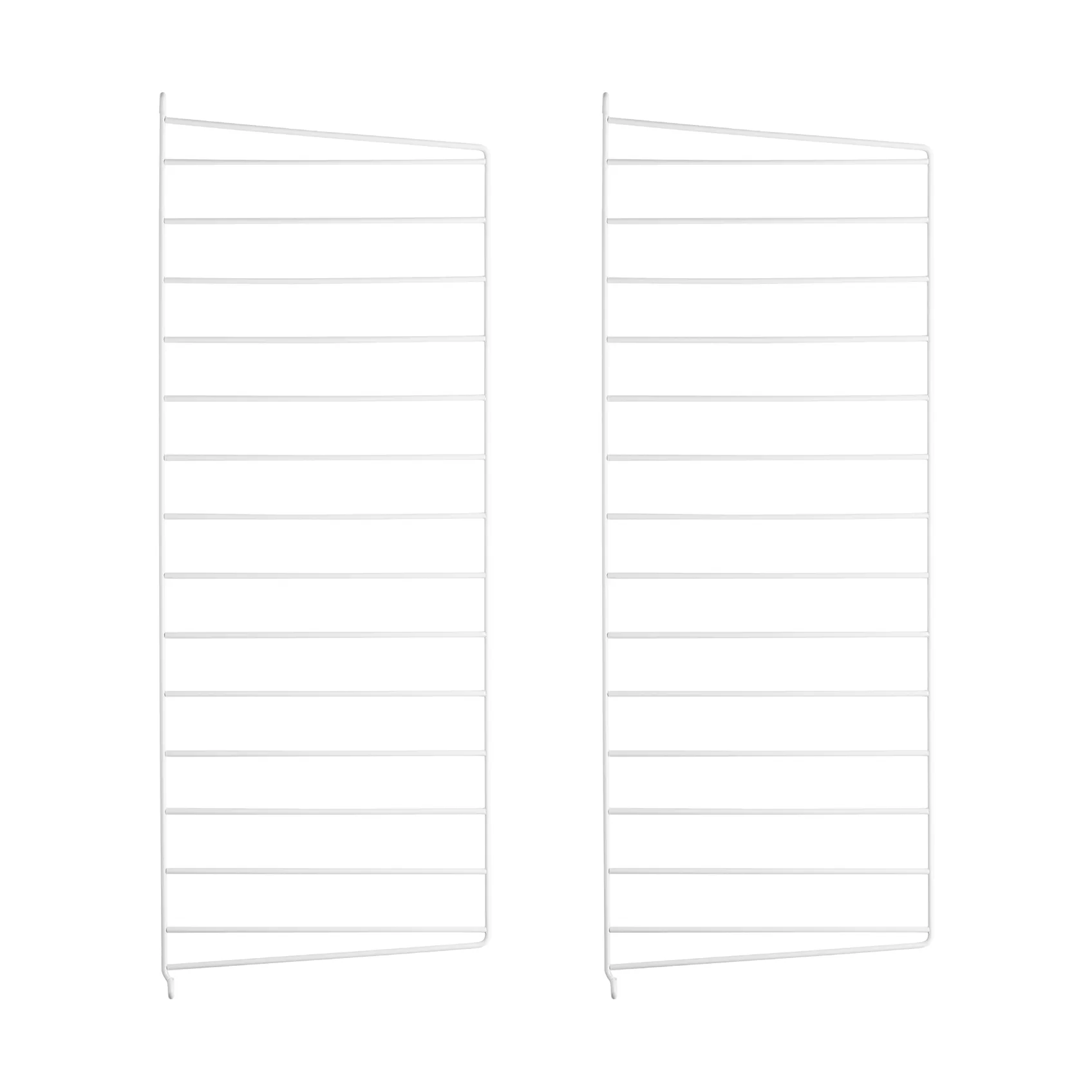 Painel de parede String, Branco, 75x30 cm, conjunto de 2 String