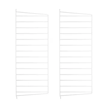 Painel de parede String - Branco, 75x30 cm, conjunto de 2 - String