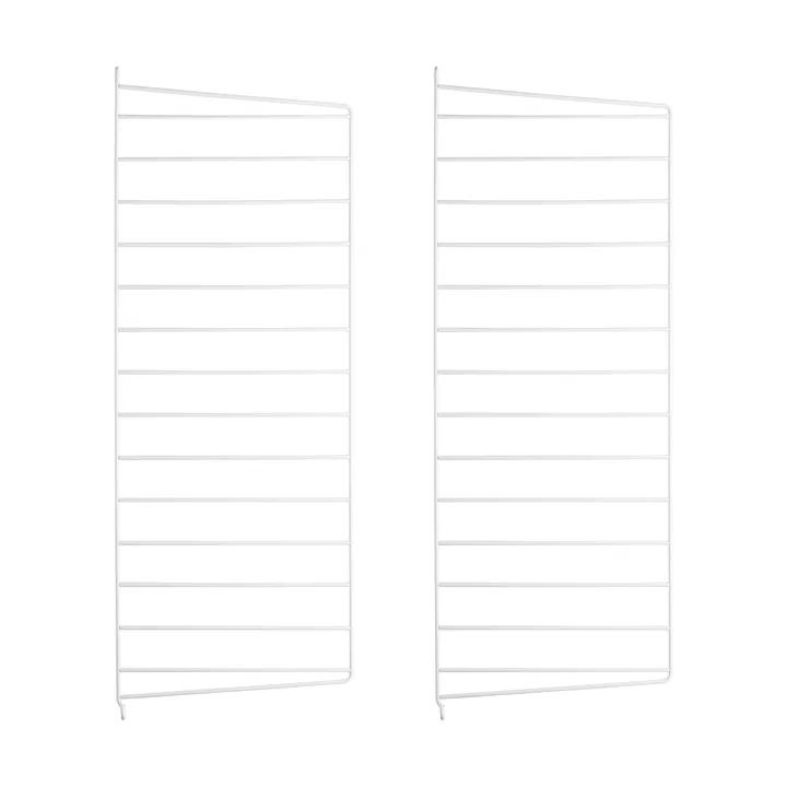 Painel de parede String - Branco, 75x30 cm, conjunto de 2 - String