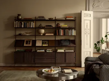 Painel de parede String - Castanho-escuro, 50x30 cm, pack de 1 - String