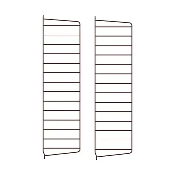 Painel de parede String - Castanho-escuro, 75x20 cm, pack de 2 - String