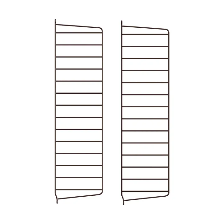 Painel de parede String - Castanho-escuro, 75x20 cm, pack de 2 - String