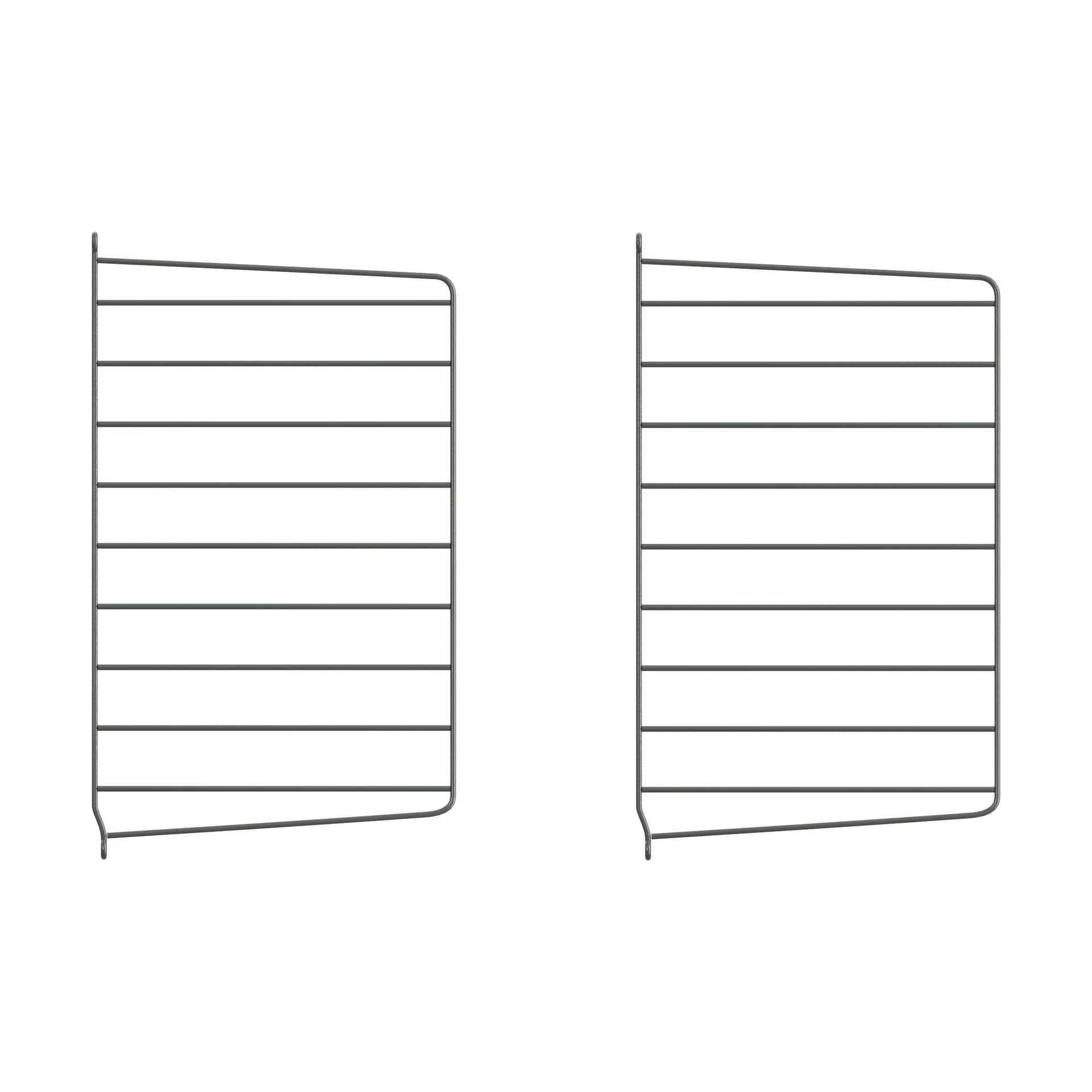 Painel de parede String, Cinza escuro, 50x30 cm, conjunto de 2 String