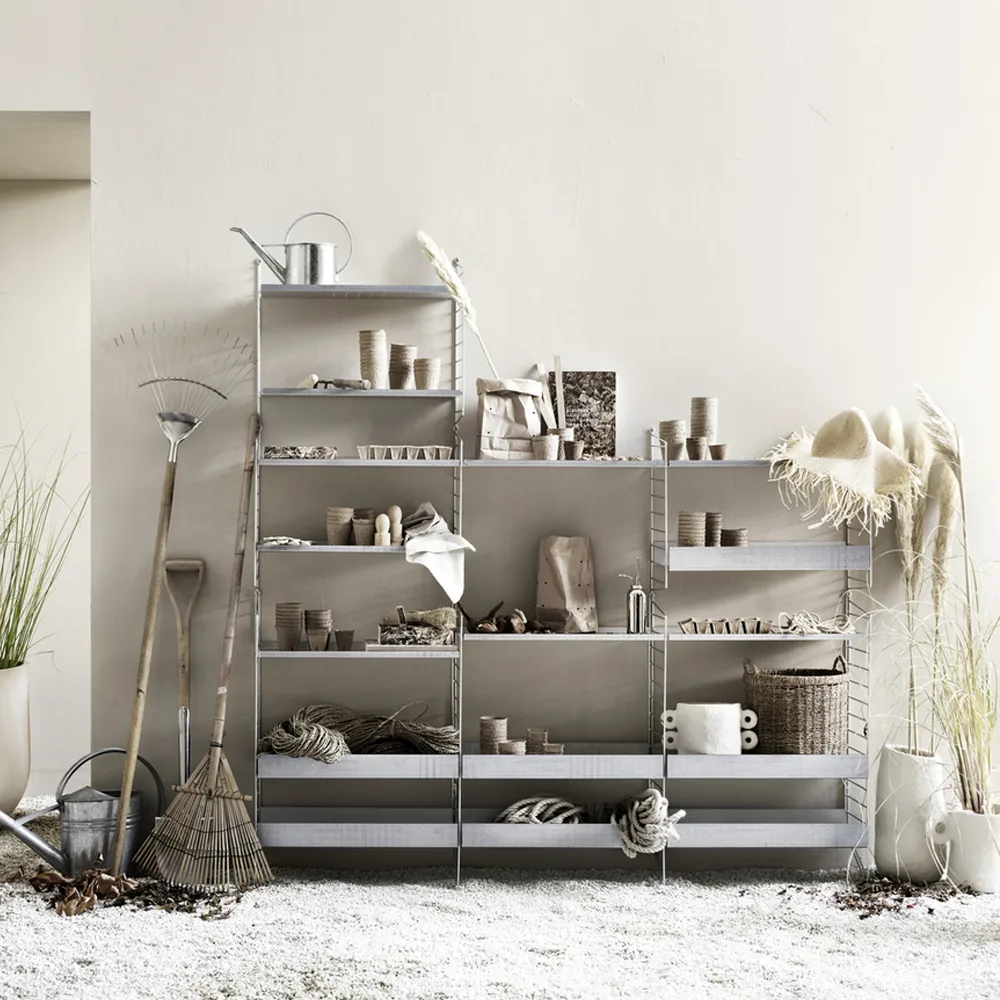 Painel de parede String Exterior, galvanizado, 50x30 cm, 1 unidade String