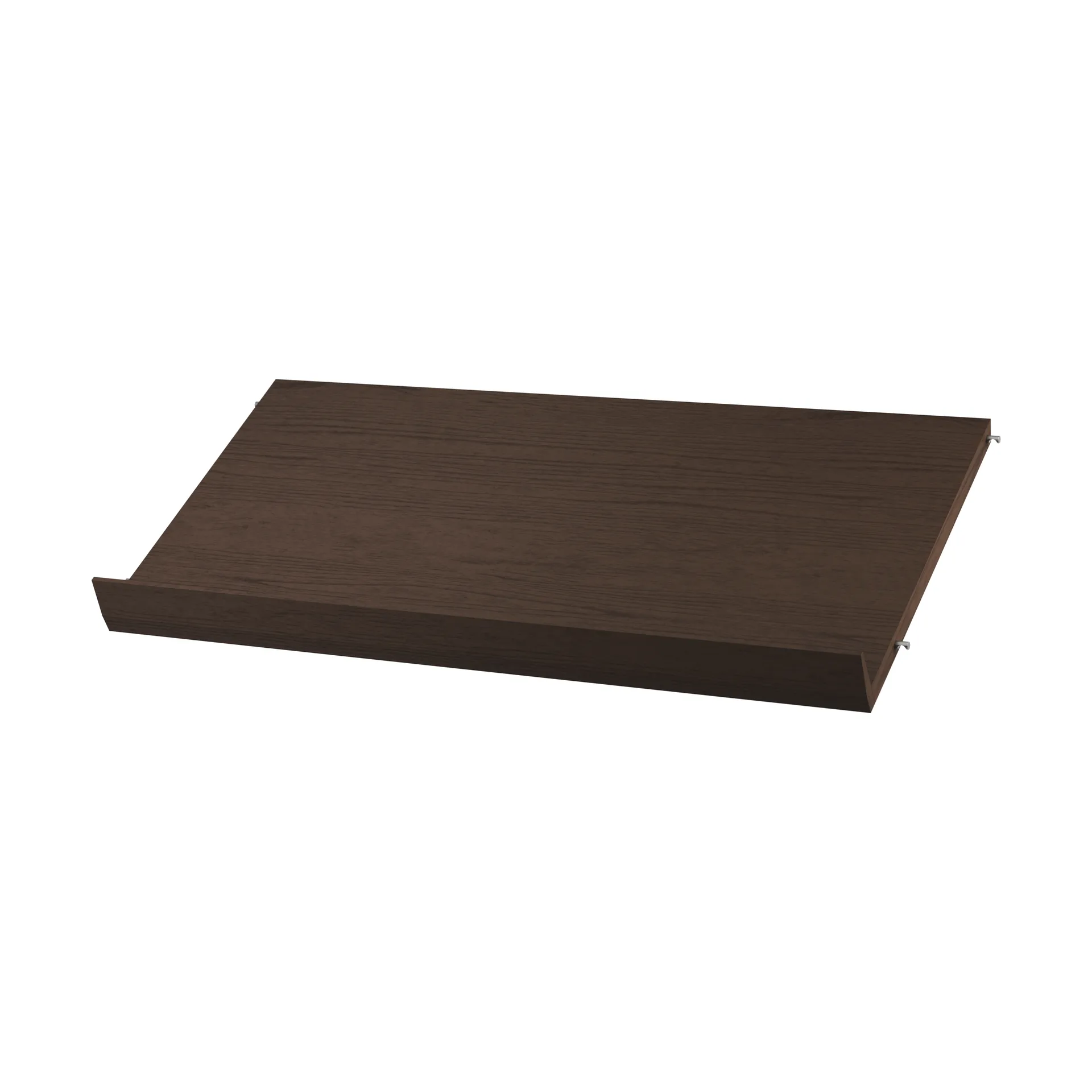 Prateleira de madeira para revistas String, Carvalho escuro, 78x30 cm String