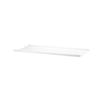 Prateleira metálica String - branco, 78x20 cm, bordas baixas - String