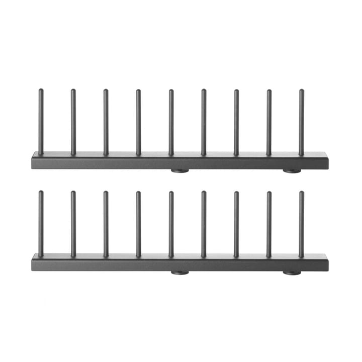 Prateleira para pratos String - preto, 30 cm, 2 unidades - String