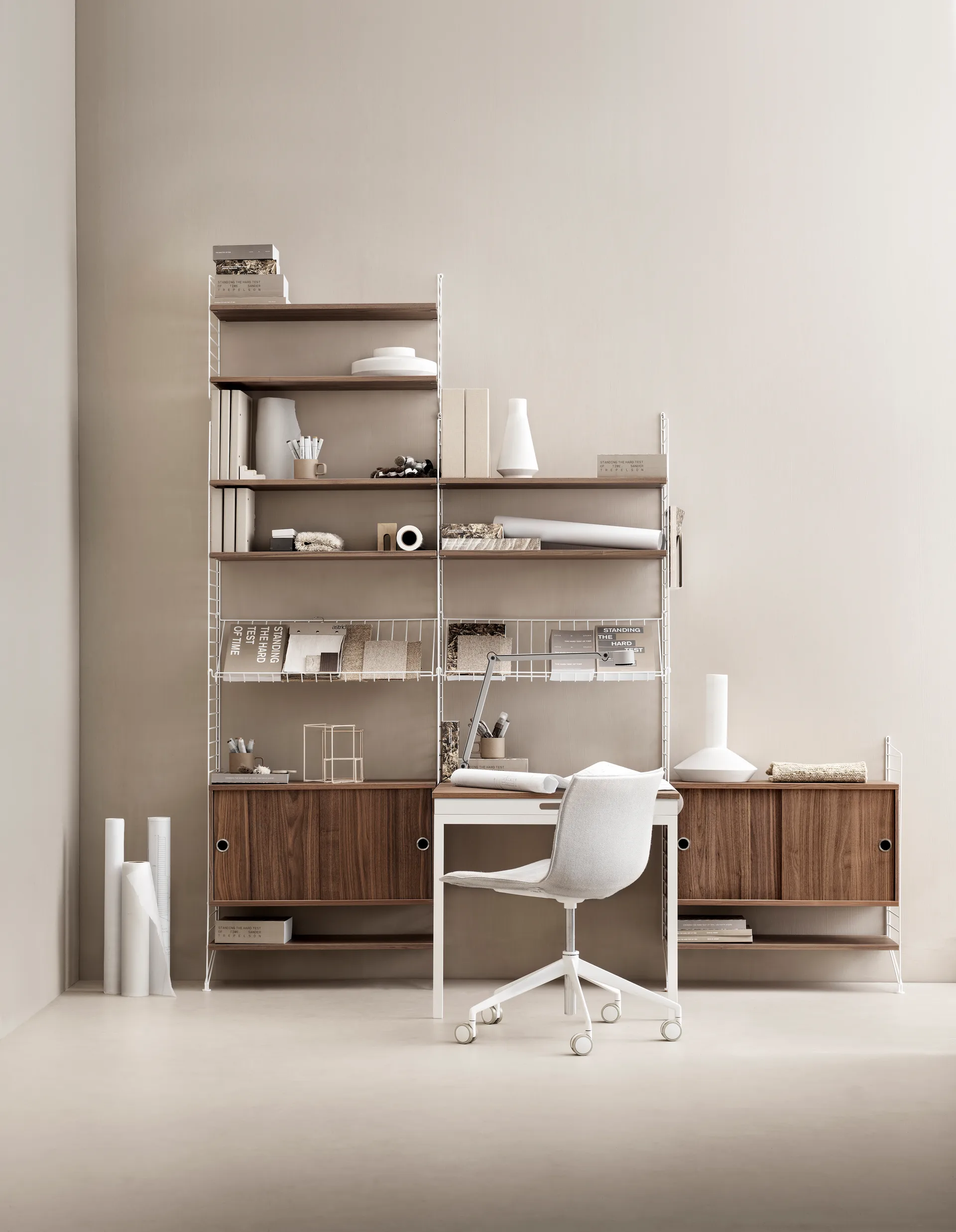 Prateleira para revistas String, branco String