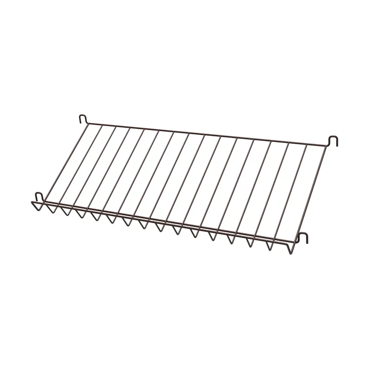Prateleira para revistas String - Castanho-escuro, 78x30 cm - String