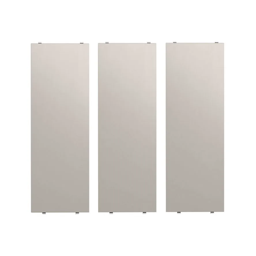 Prateleira String, Bege, 58x20 cm, conjunto de 3 String