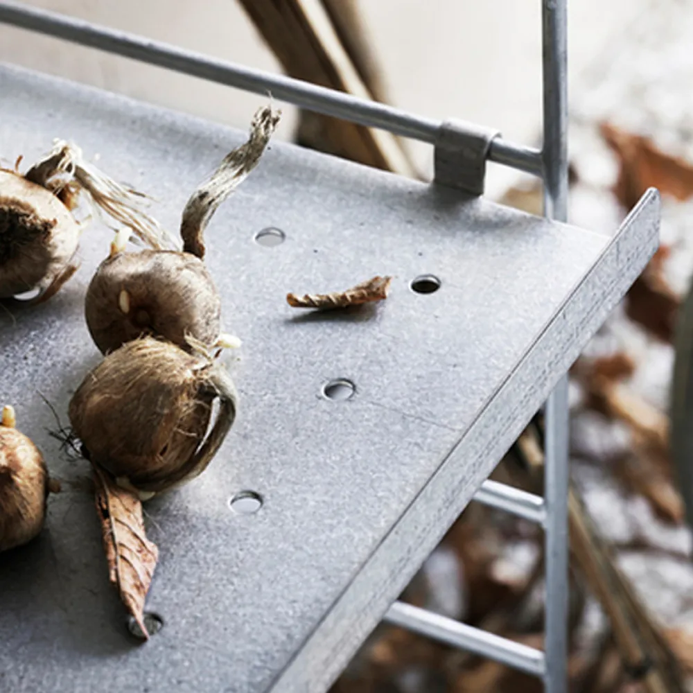 Prateleira String Exterior, Galvanizado - 58x30 cm - bordas baixas String