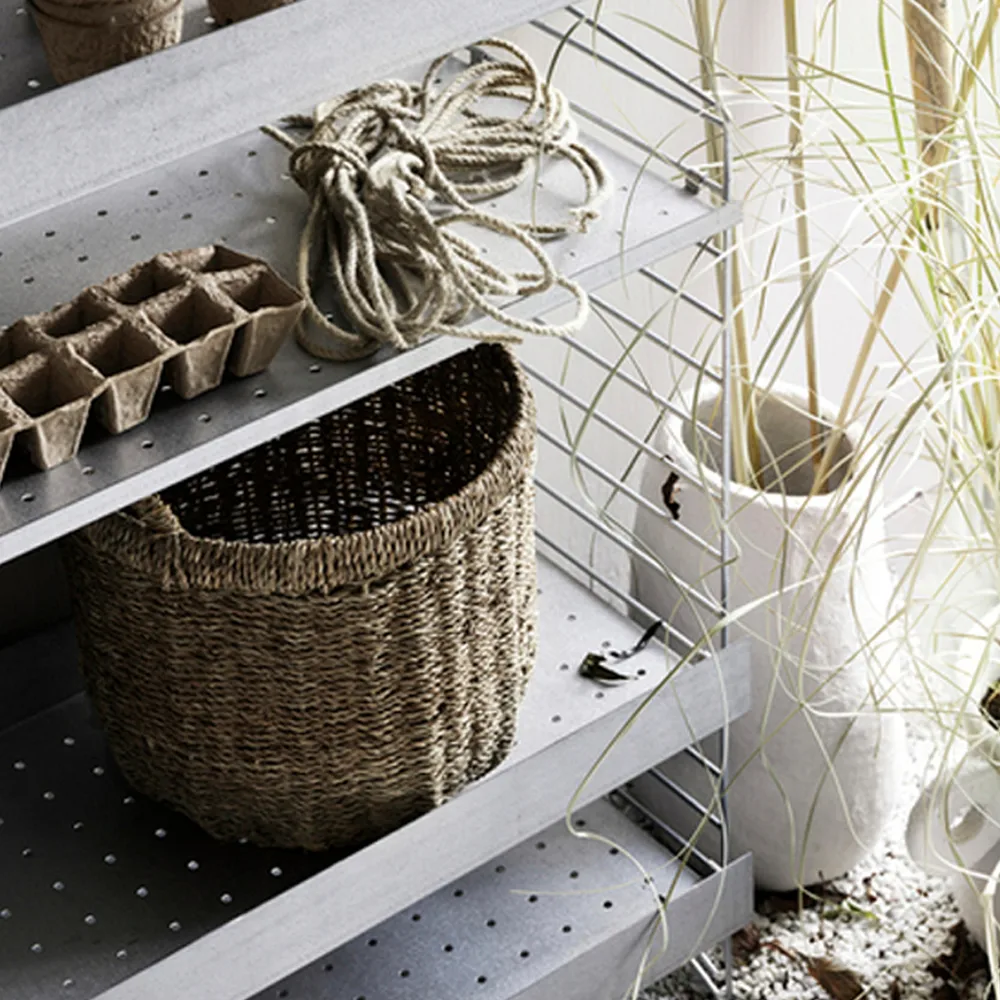 Prateleira String Exterior, Galvanizado - 58x30 cm - bordas baixas String