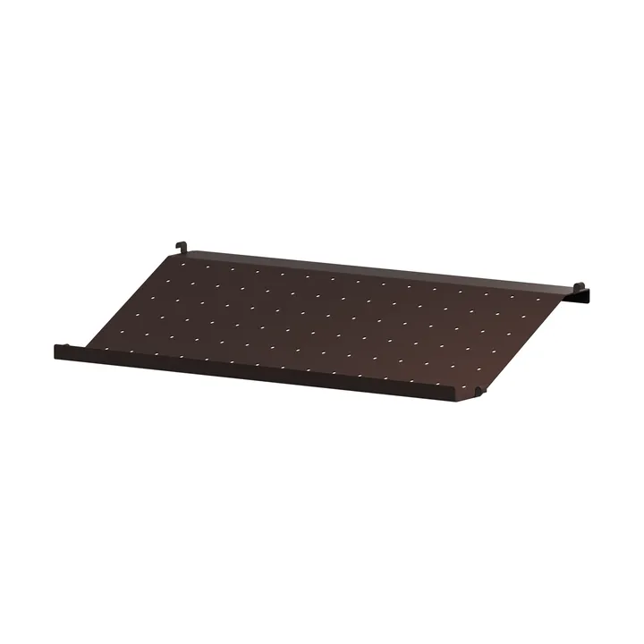 Sapateira metálica String - Castanho escuro, 58x30 cm - String