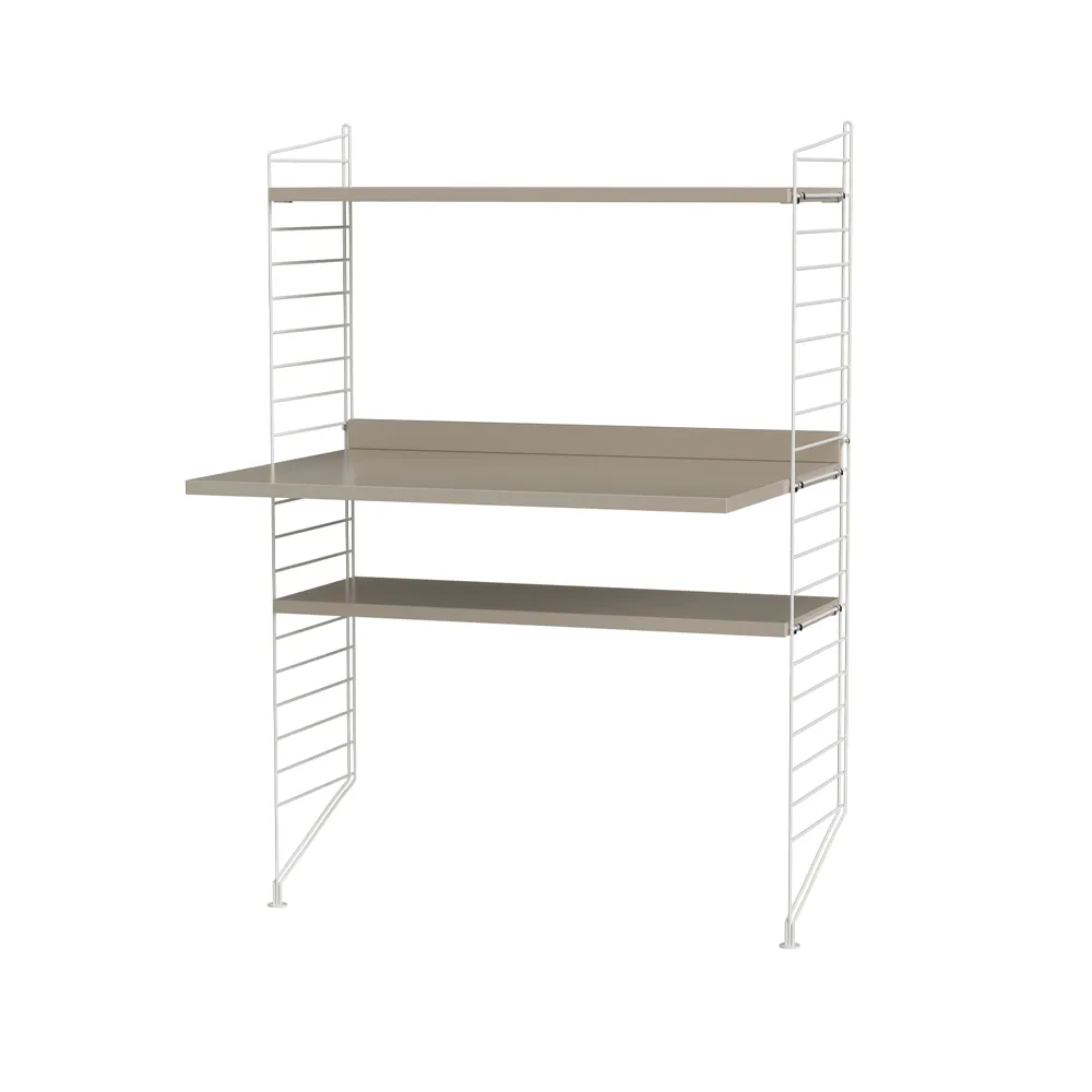 String escritório bege e branco - combinação H String