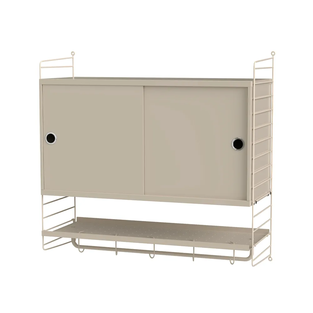 String quarto bege - combinação F String