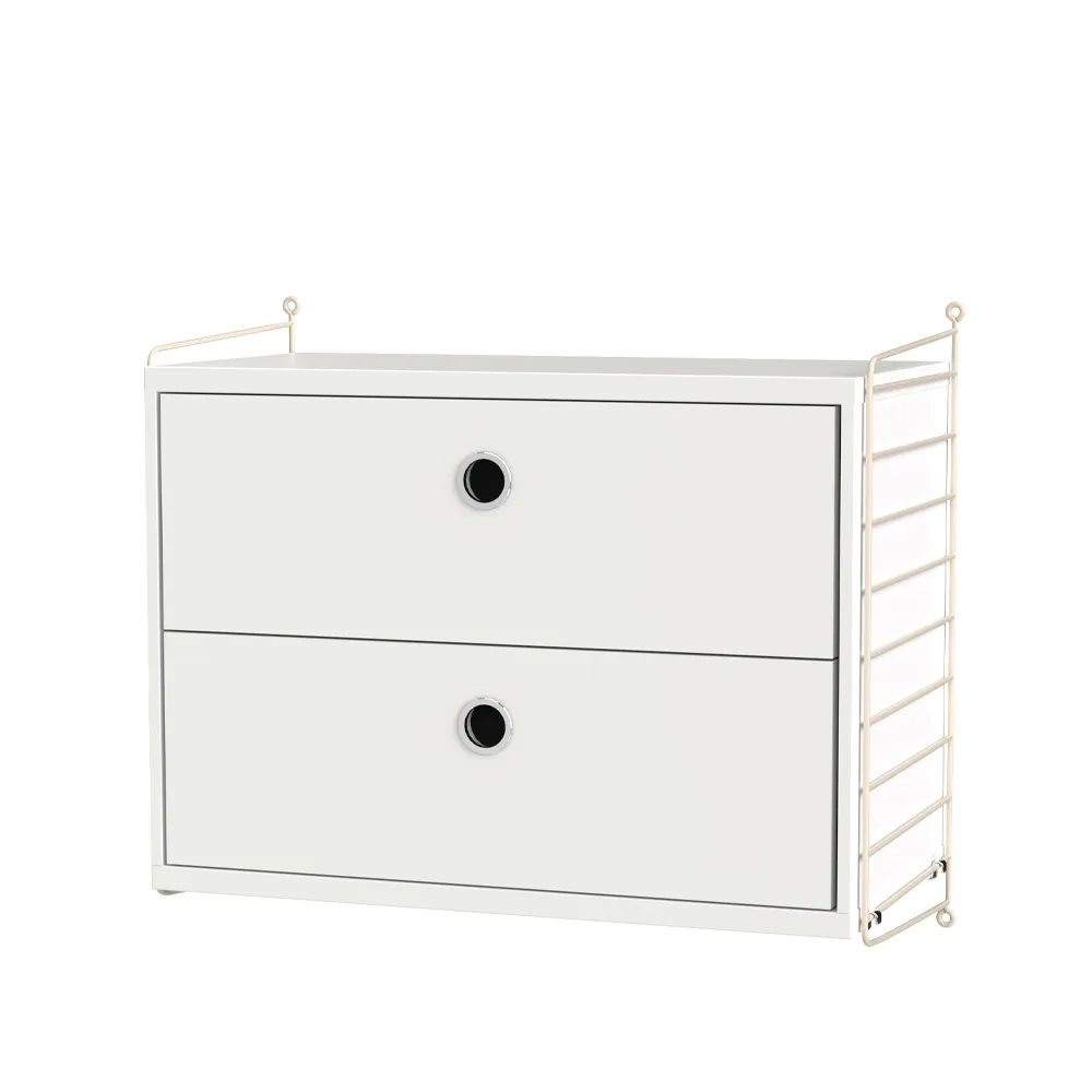 String quarto branco e bege - combinação A String